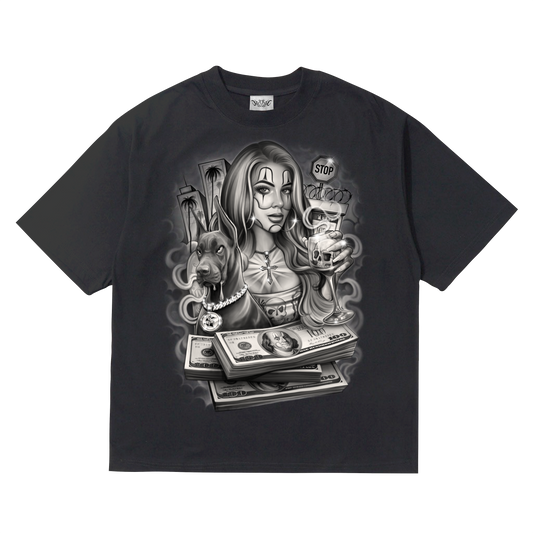 MONEY CLOWN GIRL T-SHIRT